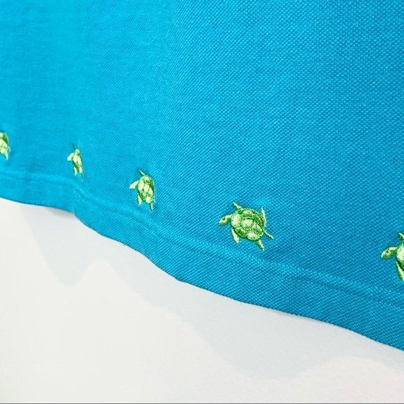 The Quacker Factory Embroidered Turtle 90s Quirky Pull On Midi Skirt M - Picture 3 of 8